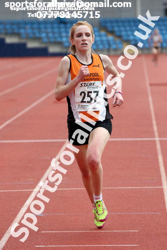 Senior womens 5000 metres, Northern Senior and Under-20s Champs., SportsCity, Manchester. Photo: David T. Hewitson/Sports for All Pics